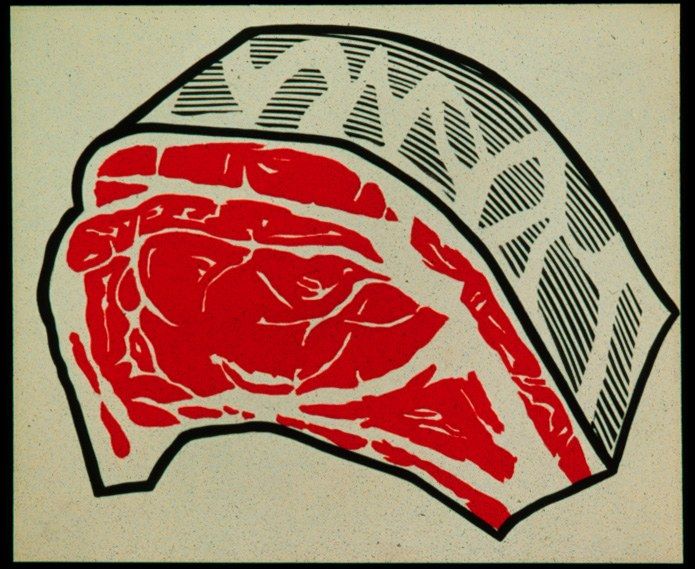 Unknown R Lichtenstein, Meat